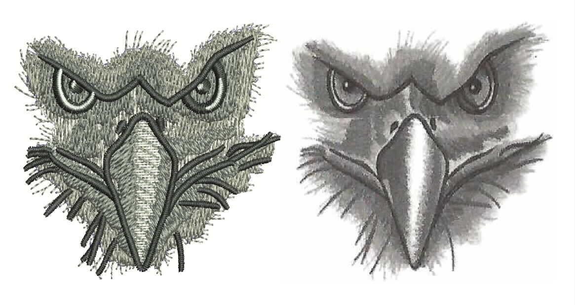 Picture to Embroidery Conversion Raster Image Online Digitize my Logo