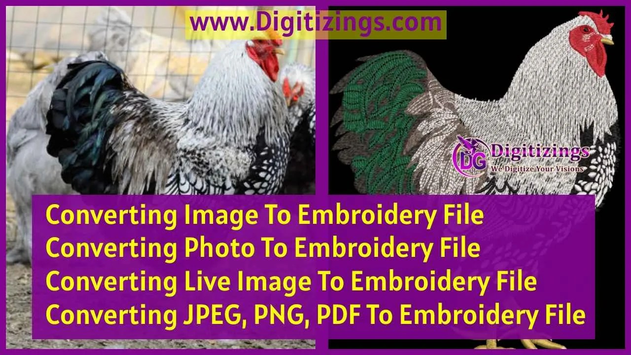 Convert Image To Embroidery File