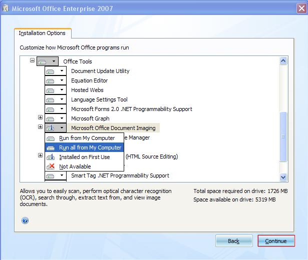 How to open .mdi files in Microsoft Office 2007