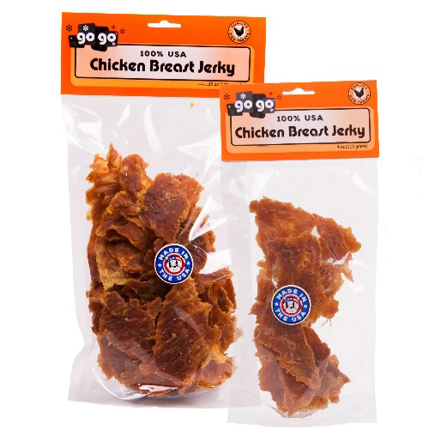 GoGo® Premium USA Chicken Jerky Dig It Pet