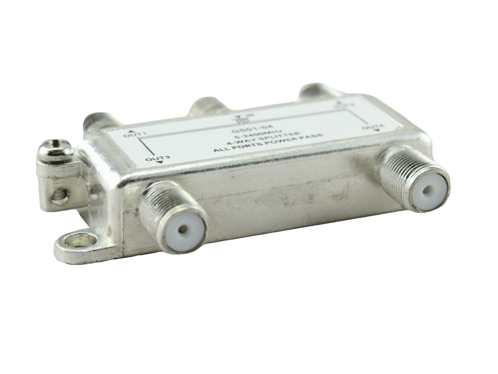 4 Way Satellite and TV splitter Digitronic International