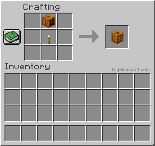 How to make a Jack o'Lantern in Minecraft