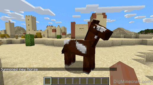 How to Summon a Horse in Minecraft