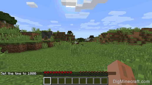 How to Set Time to Day in Minecraft