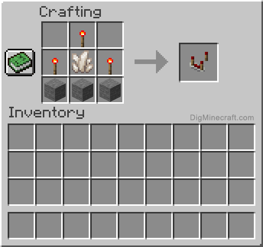 How to make a Redstone Comparator in Minecraft