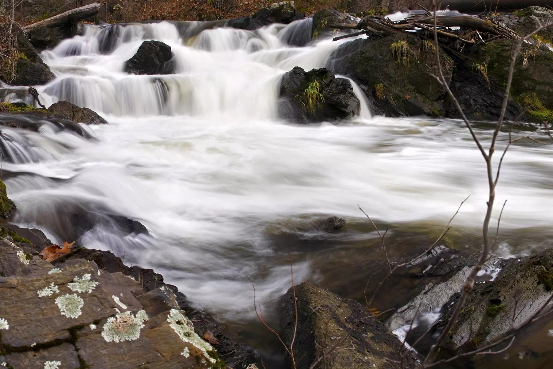 The Falls at Burden Pond Troy Dig The Falls