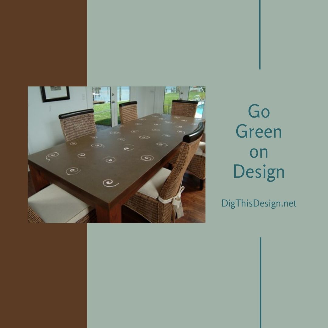 "Go Green On Design" Dig This Design