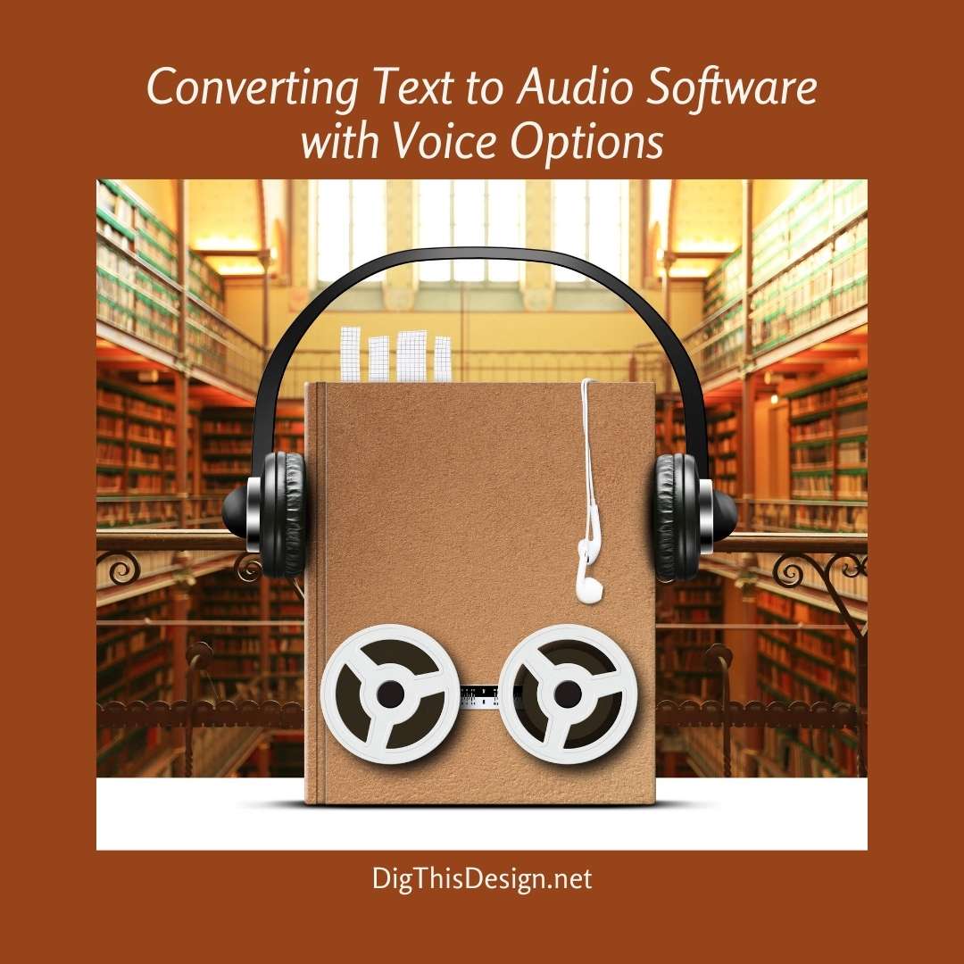 Converting Text to Audio with Voice Options Dig This Design