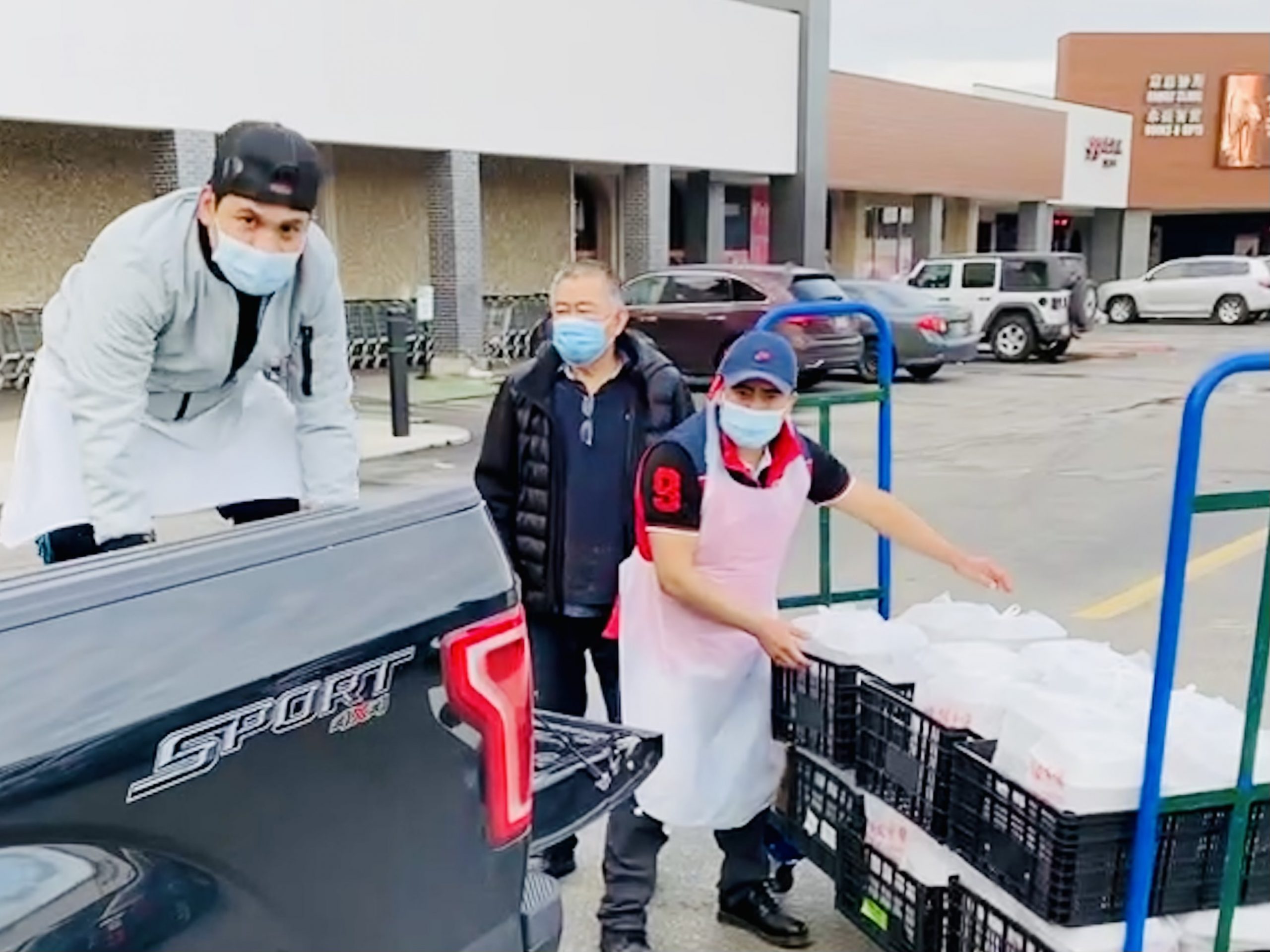 Arctic Freeze. Hot Food Delivery to Families in the Cold DSquare