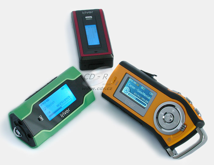 iRiver T10, iRiver T20 a iRiver T30 (paměťové MP3 přehrávače) Diit.cz
