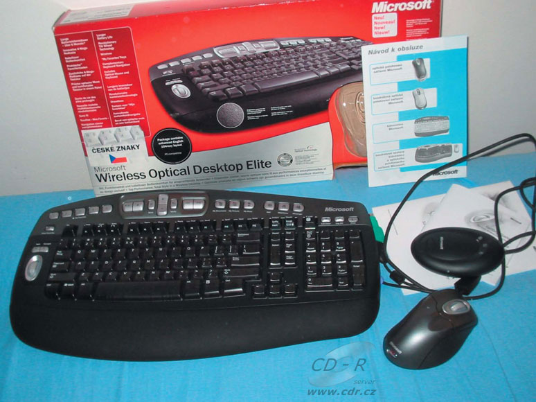 Microsoft Wireless Optical Desktop Elite CZ (recenze