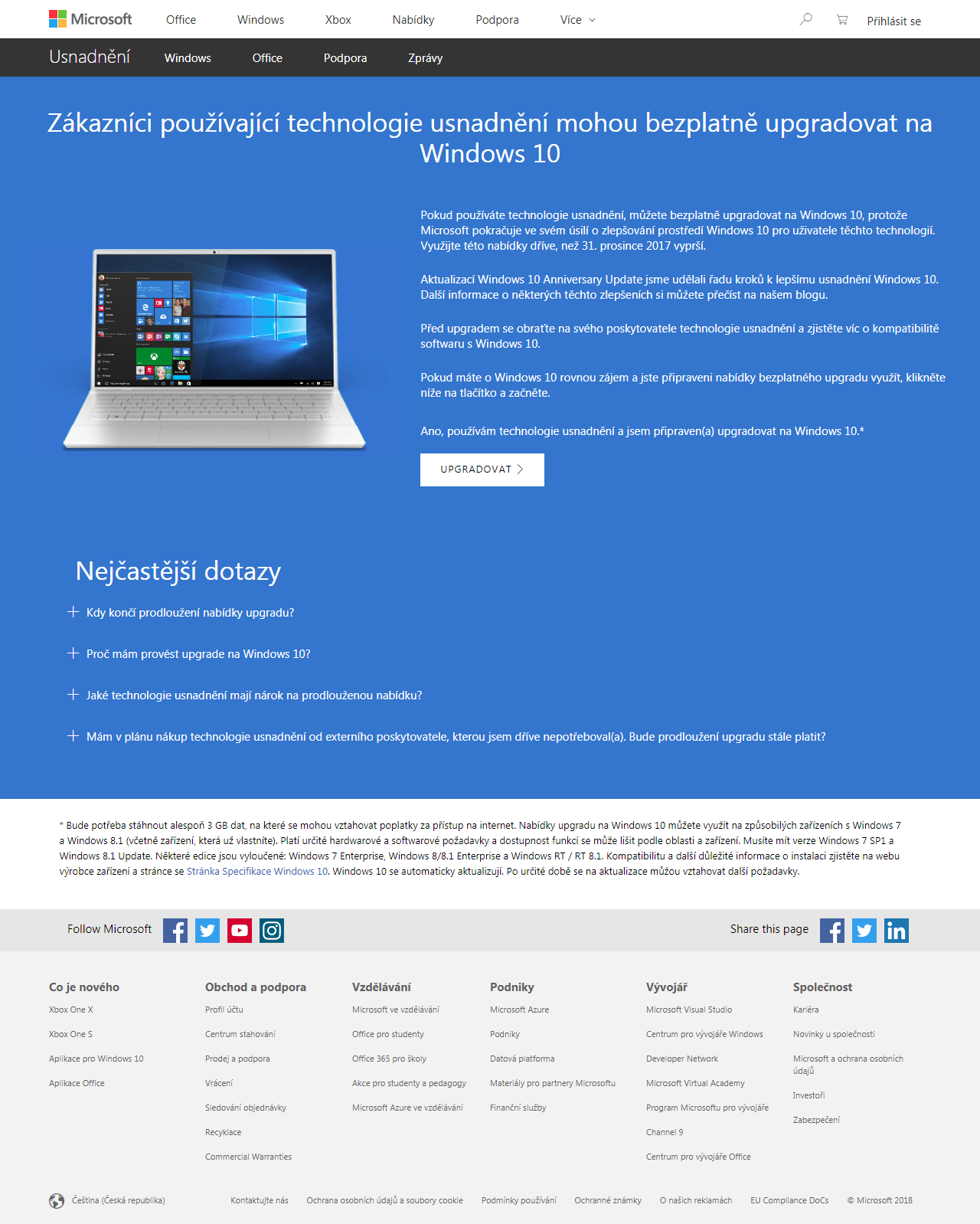 Windows 10 Accessibility Upgrade Download Quick and Easy Solution