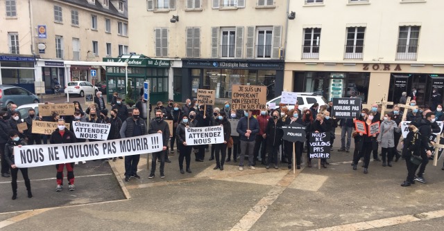 Nous ne voulons pas mourrir, le cri des commerçants de Châtillon-sur-Seine