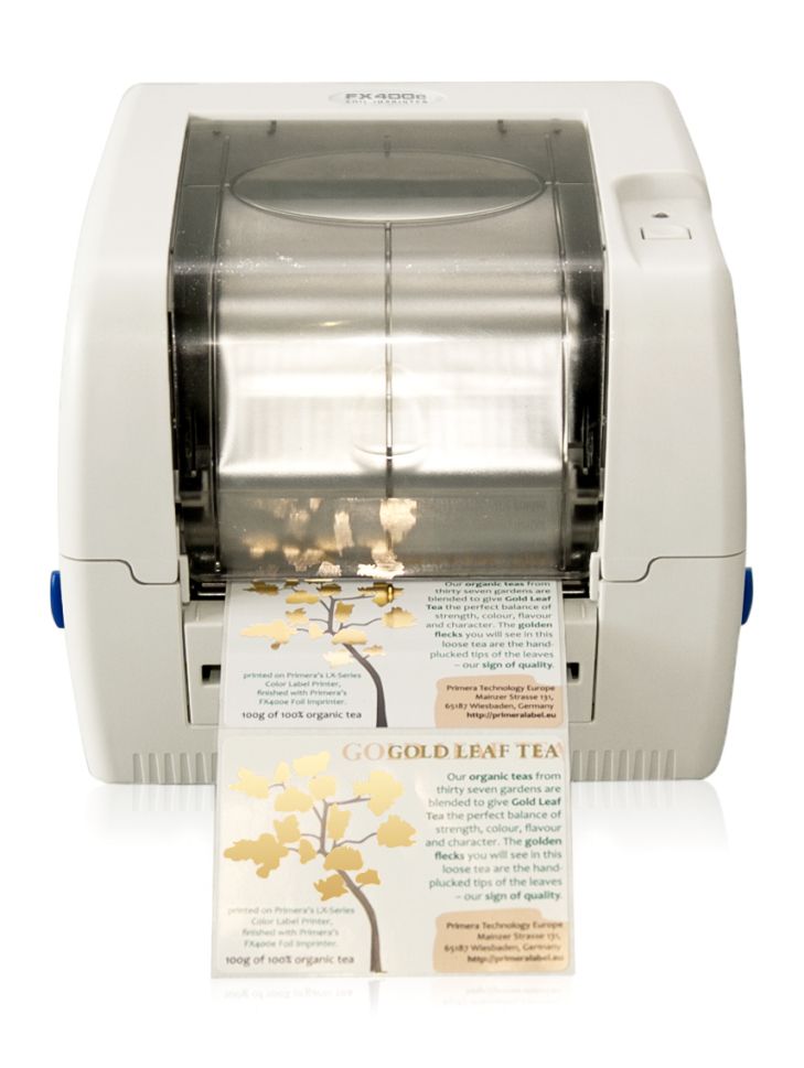 PRINTER FOR SHINY METALLIC GOLD AND SILVER LABELS PRIMERA FX400e