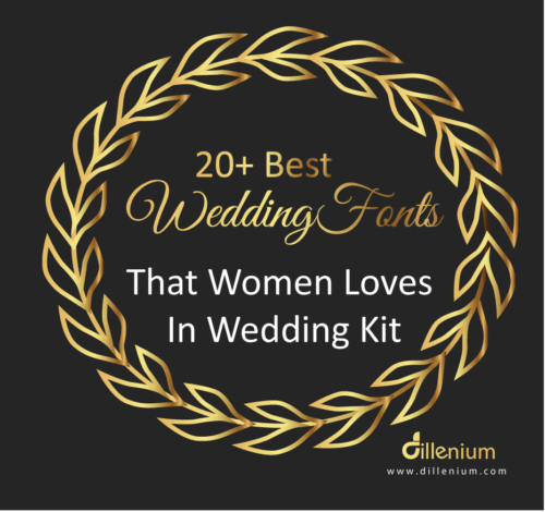 20+ Free Best Wedding Fonts For Wedding Invitations And