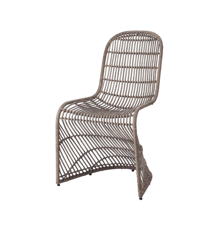 Home Furniture Barbados Grey Rattan Chair Dillon Amber Dane