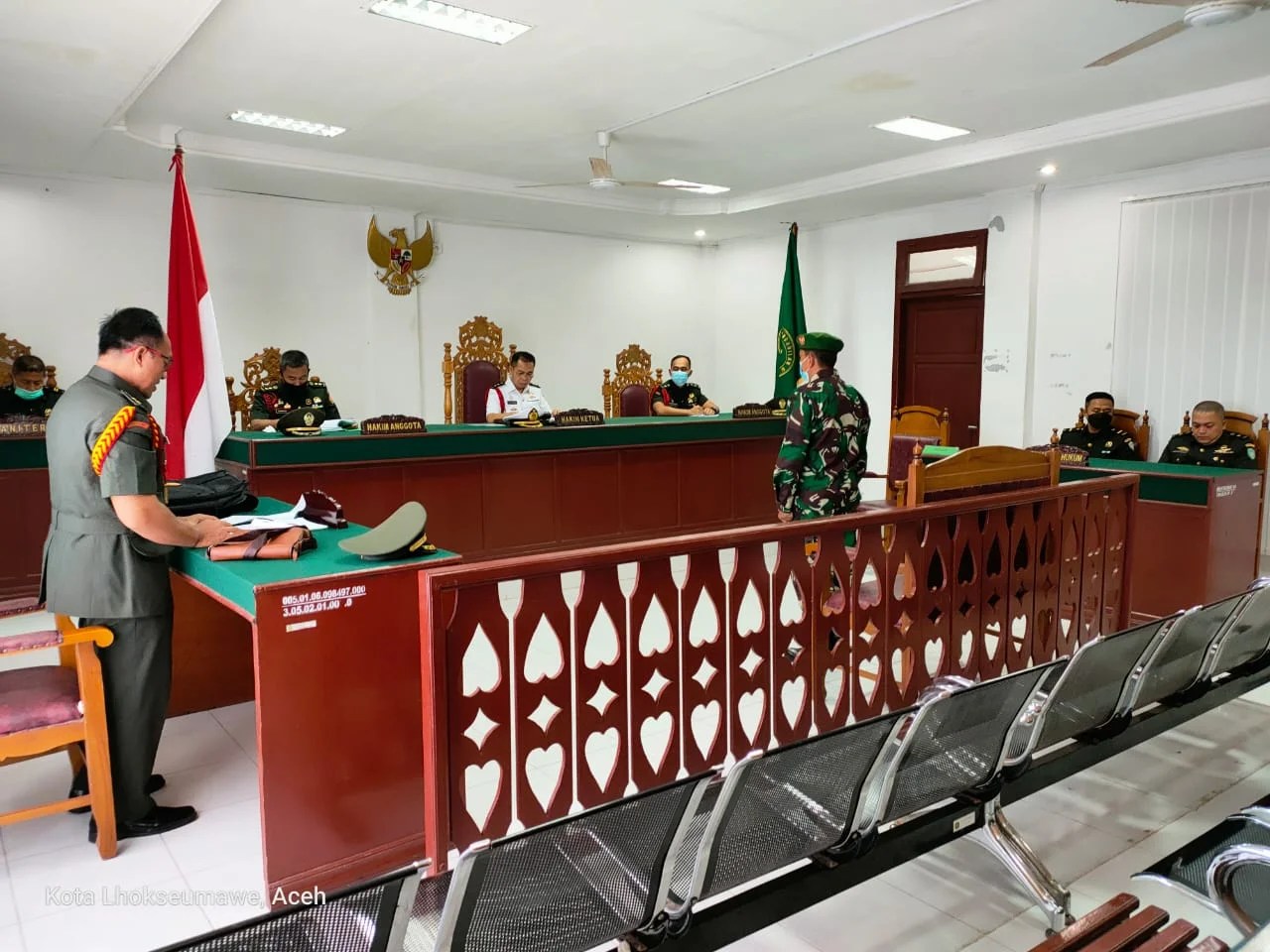 Pengadilan Militer I01 Banda Aceh Melaksanakan Sidang Keliling di