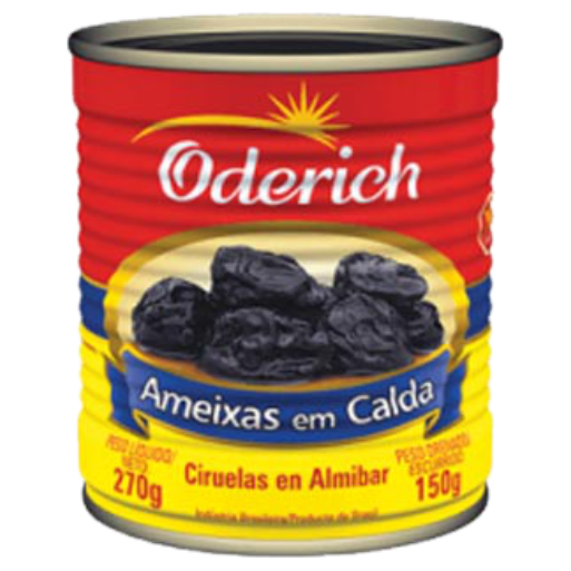 Ameixa em Calda Oderich Lata 150g Dilnor