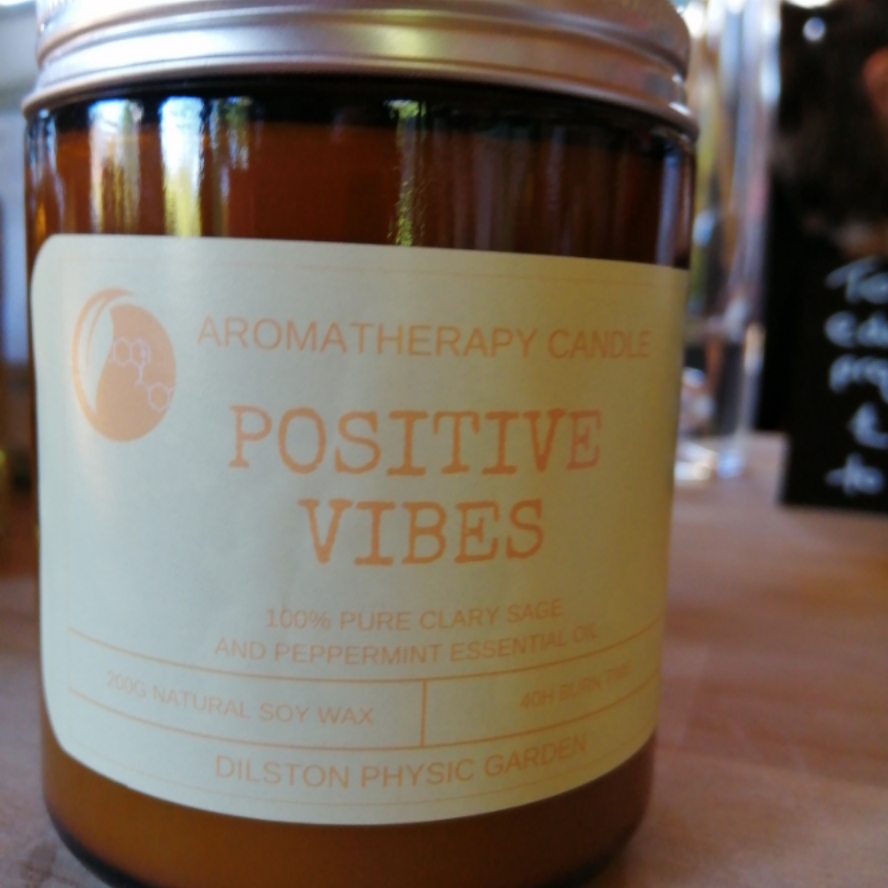Positive Vibes Aromatherapy Candle Dilston Physic Garden