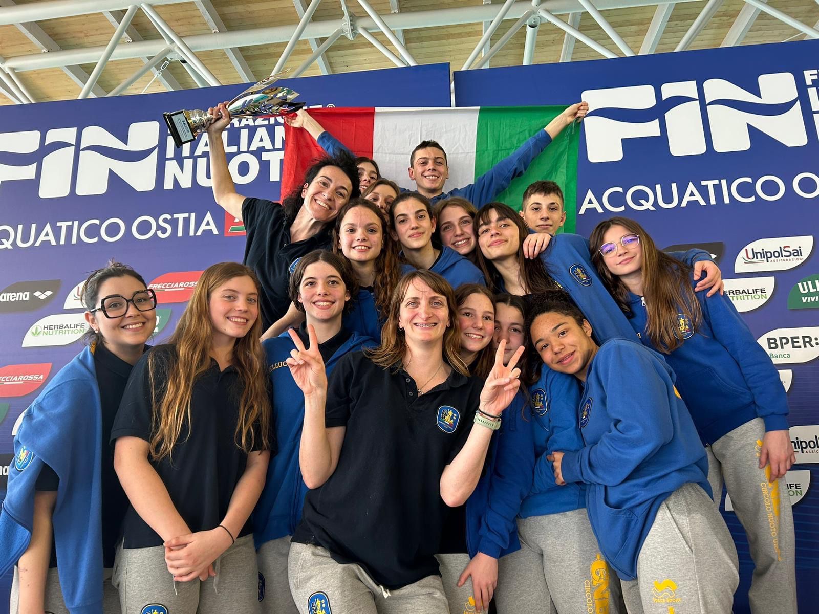 Bologna campione d'Italia del nuoto sincronizzato il successo del Cn