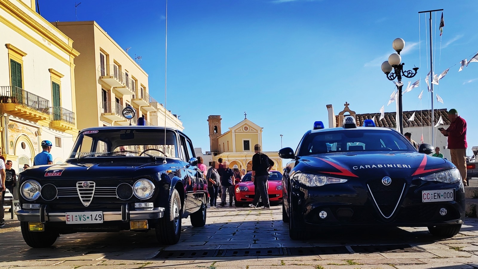 Auto d'epoca, la Giulia 1600 "super radiomobile" dei carabinieri