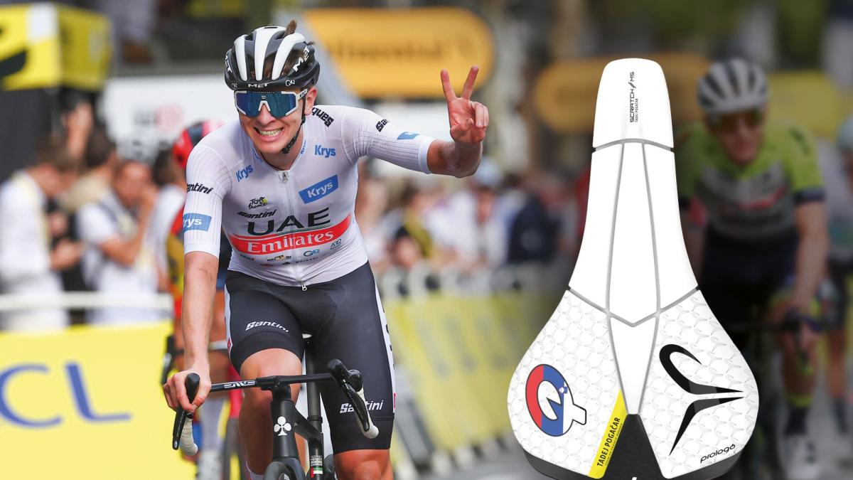 Prologo con la Scratch M5 celebra la 4a maglia bianca di Tadej Pogacar