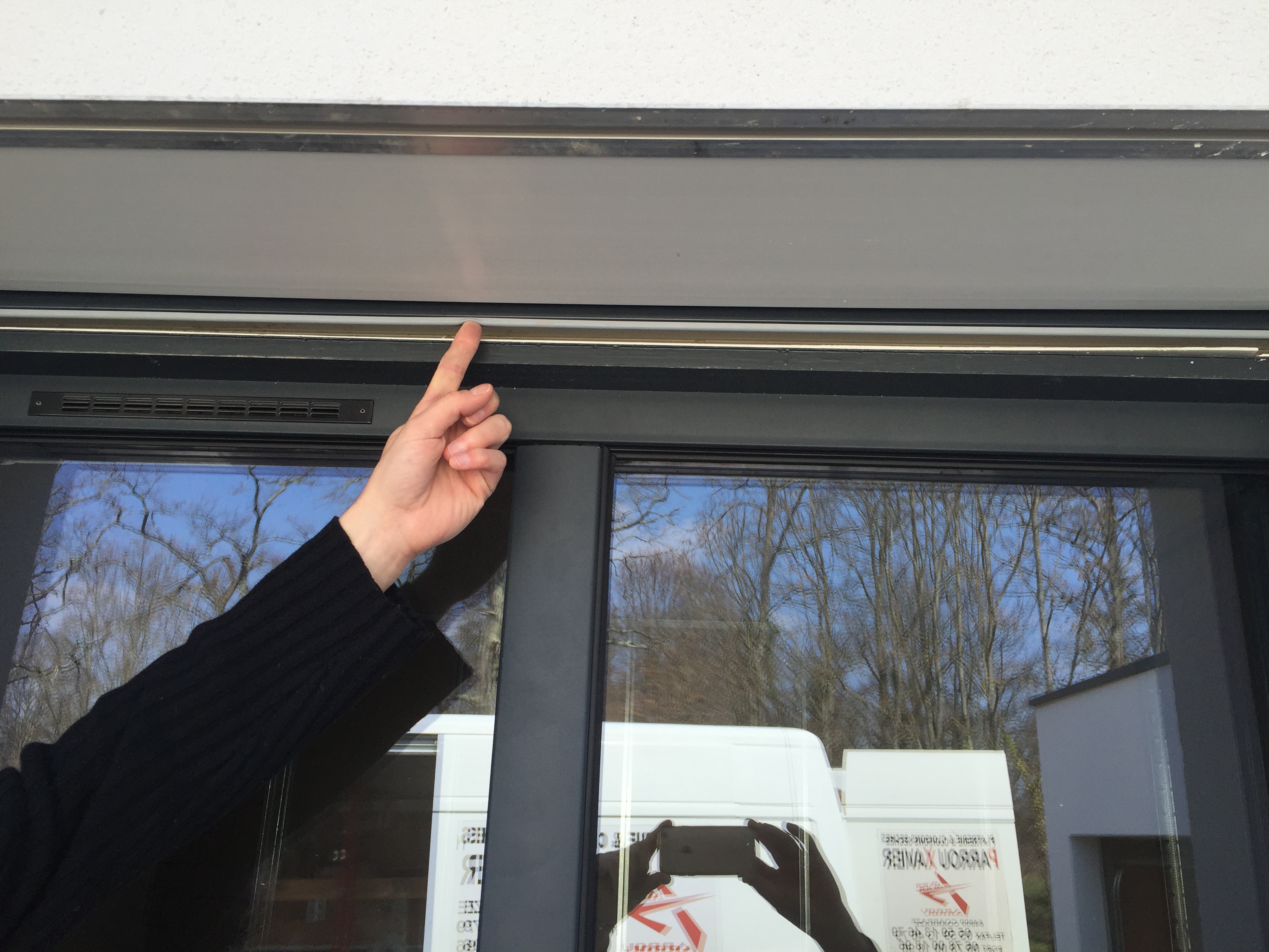 Volet Roulant Gris Anthracite Latest Baie Coulissante Aluminium