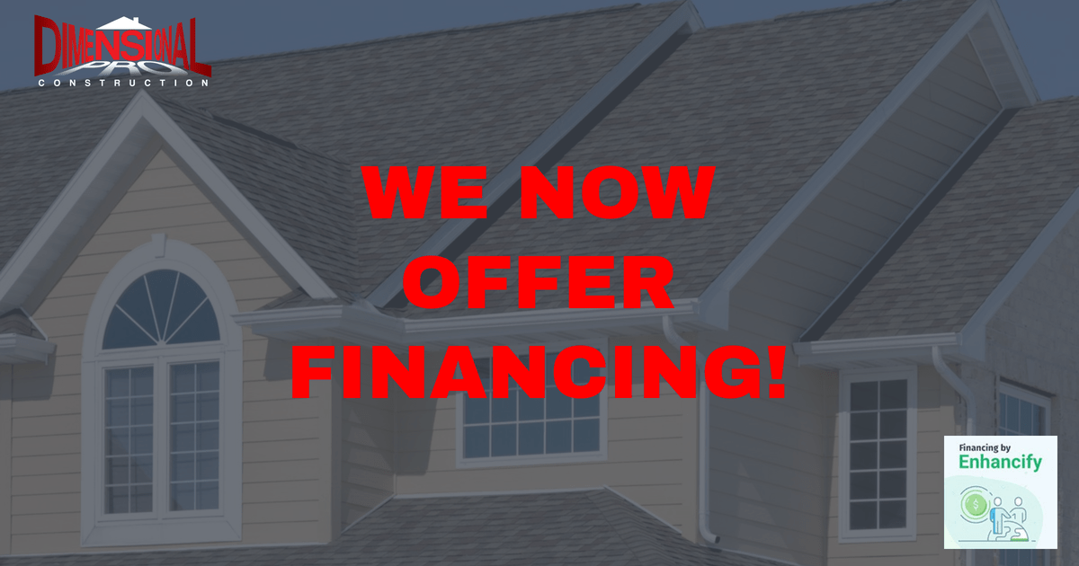 Financing Dimensional Pro Roofing DFW Roofing Contractors