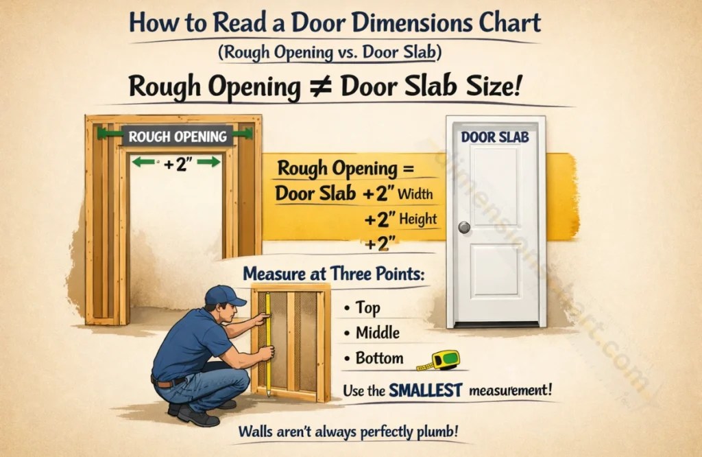 Standard Door Dimensions Chart (2026)