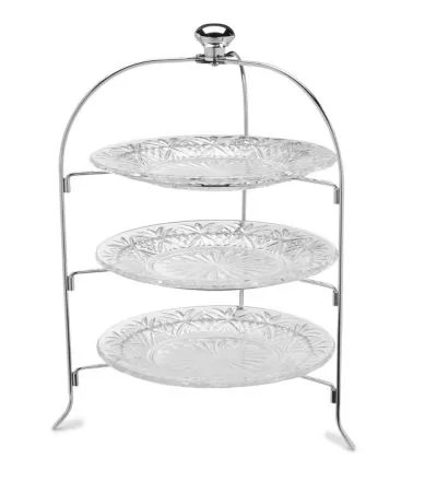 Godinger Dublin 3Tier Crystal Server Dillards