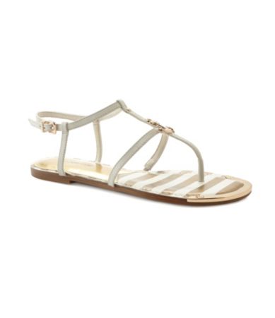 Gianni Bini Sailor Anchor Flat Sandals Dillards