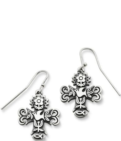 James Avery La Primavera Cross Drop Earrings Dillards