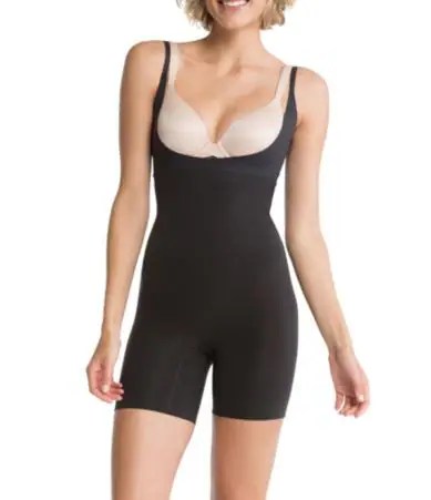 Spanx Plus Open Bust MidThigh Body Shaper Dillards