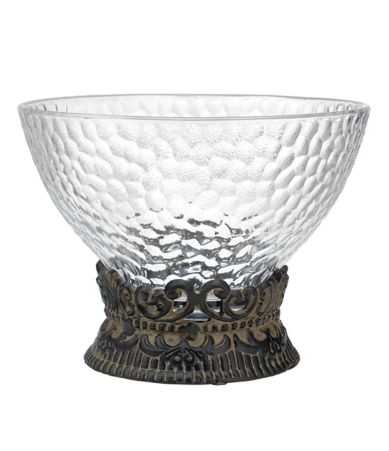 Artimino Hammered Glass Bowl with Stand Dillards