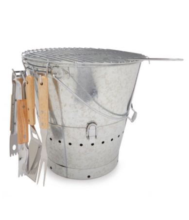 Southern Living BBQ Beach Bucket Grill Set Dillards