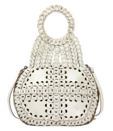 Patricia Nash Leather Chain Link Collection Pisticci Shoulder Bag
