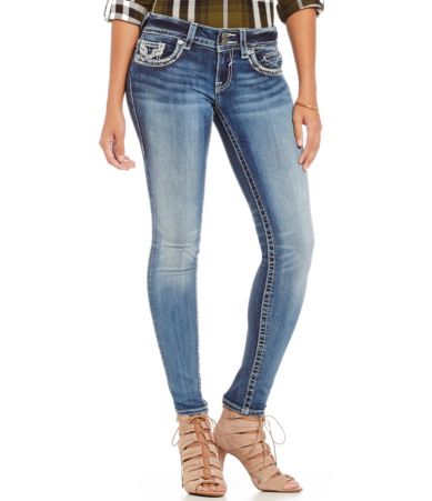 Vigoss Skinny Dublin Rope Skinny Jeans Dillards
