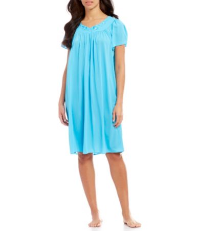 Miss Elaine Petite Tricot Nightgown Dillards