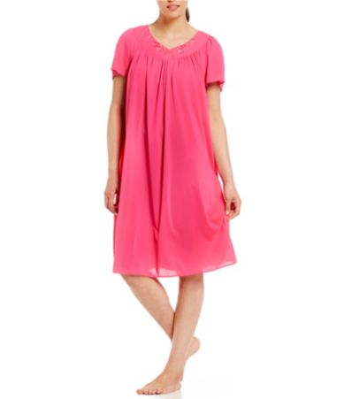 Miss Elaine Petite Tricot Nightgown Dillards