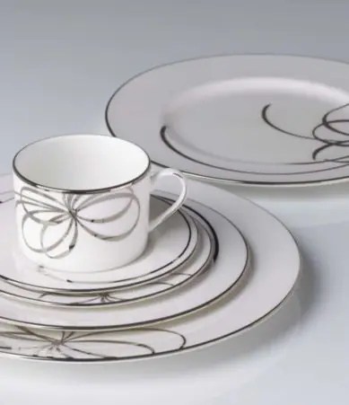 kate spade new york Belle Boulevard Bow Platinum China Dillards