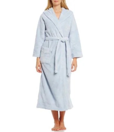iRelax Hooded Recycled Robe Dillards
