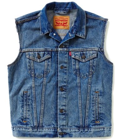 Levi´s® Trucker ButtonFront Denim Vest Dillards