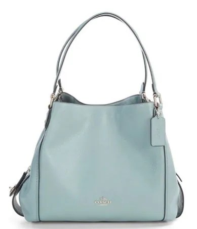 COACH EDIE 31 POLISHED PEBBLE SHOULDER BAG Dillards