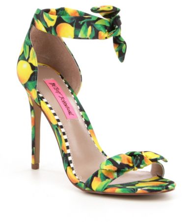 Betsey Johnson Hartley Ankle Tie Dress Sandals Dillards