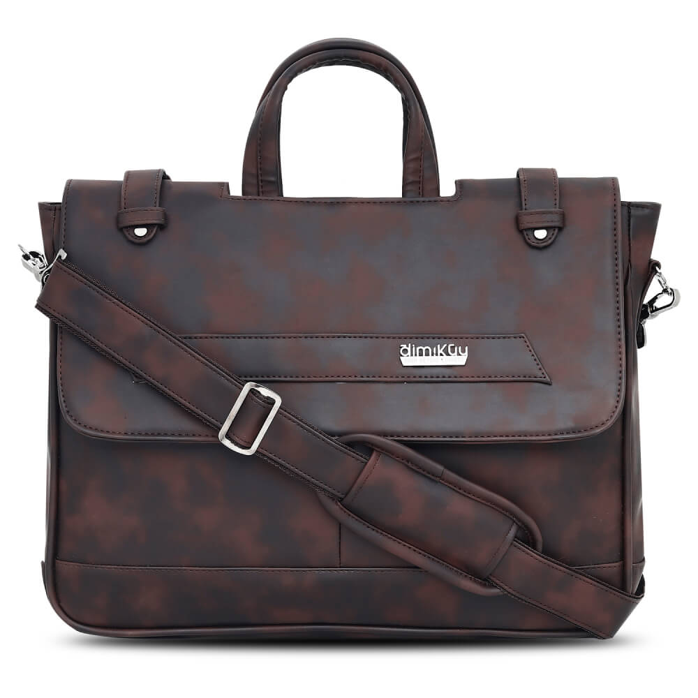 Urban Explorer Dimikuu Vegan Leather Messenger Bag Dimikuu