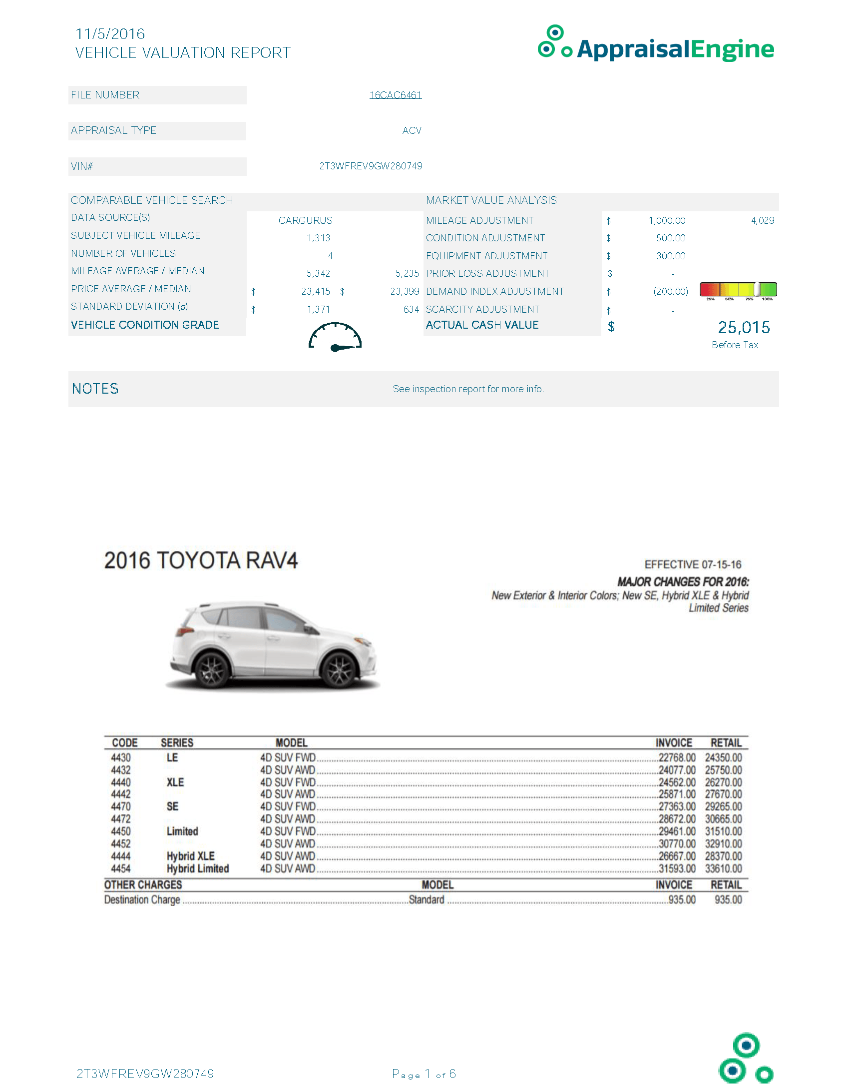 totallossappraisalreport Diminished Value Car Appraisals