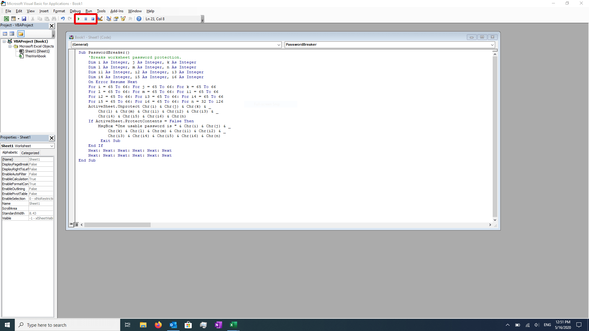 Unlock Excel Spreadsheets