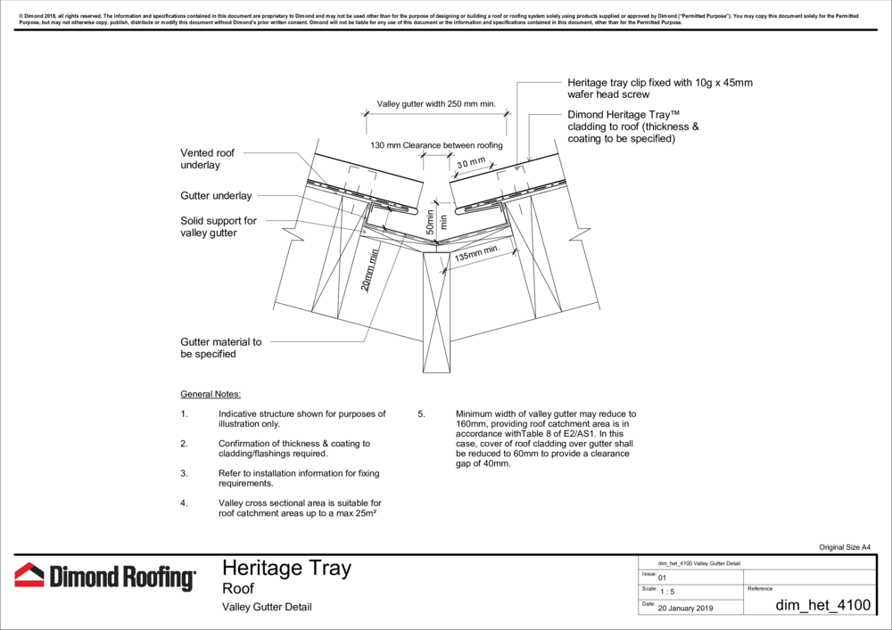 Heritage Tray Roofing New Zealand Dimond Roofing