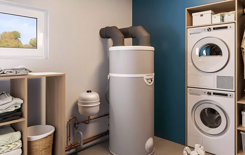 200 Liter Edel lucht/water warmtepompboiler Dimplex