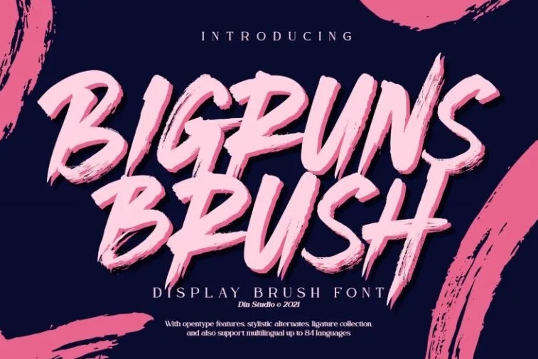 40 Best Brush Fonts to Maximize Your Designs Din Studio